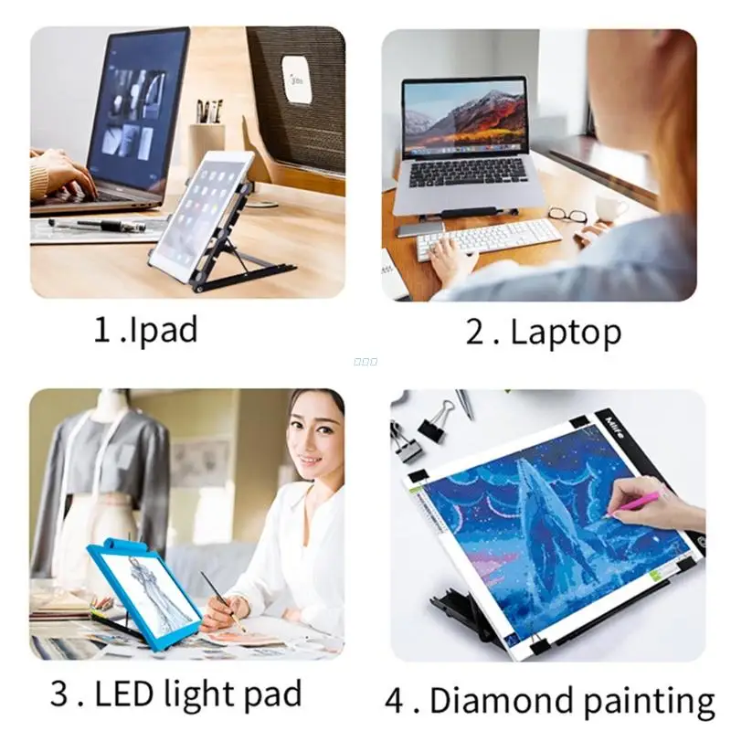 Многофункциональный держатель для ноутбука и планшета складной напольный