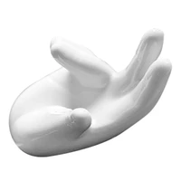 white 612 hole ocarina collector ceramic hand stand base for music lovers woodwind musical instruments repair parts
