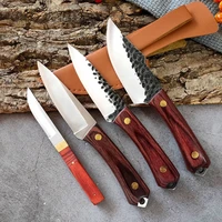 handmade stainless steel kitchen boning knife fishing knife meat cleaver cutter butcher fruit vegetable knife tool