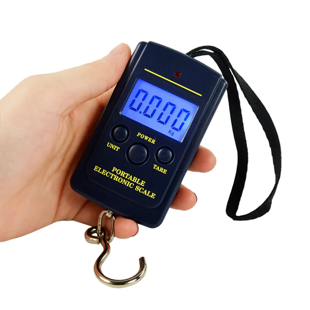 

Portable Mini Hand Held digital Hanging Scale for suitcase Travel bag Electronic Weighting Luggage Scale fish Hook Balance
