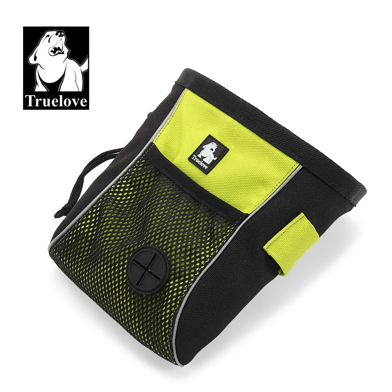 neon yellow Truelove сумки для лечения собак, переносные дорожные тренировочные сумки с зажимом, сумка для собак, удобная сумка для хранения на ремне, диспенсер для какашек, аксессуары для собак - Цвет: neon yellow