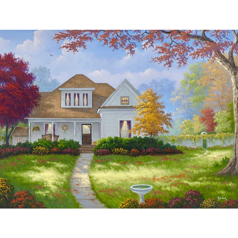 

5D алмазная живопись «сделай сам», павильон и вилла, мозаика, алмазная вышивка, полная вышивка крестиком, домашний декор, подарки