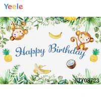 customized for photo studio cartoon monkey backdrop happy 1st birthday party backgrounds for photo studio custom