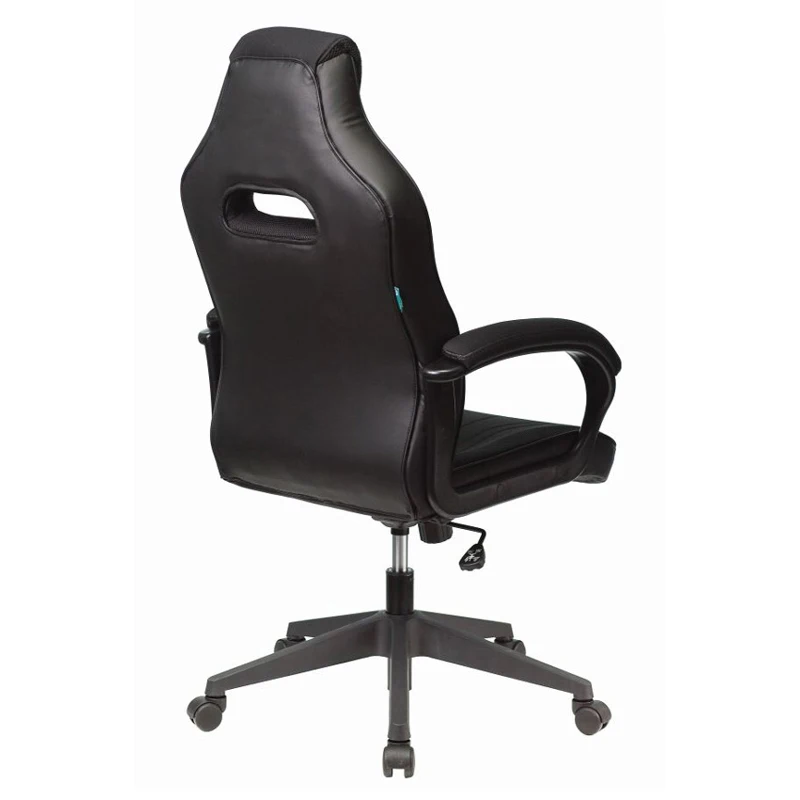 Кресло игровое БЮРОКРАТ VIKING 3 AERO на колесиках искусственная кожа/ткань черный
