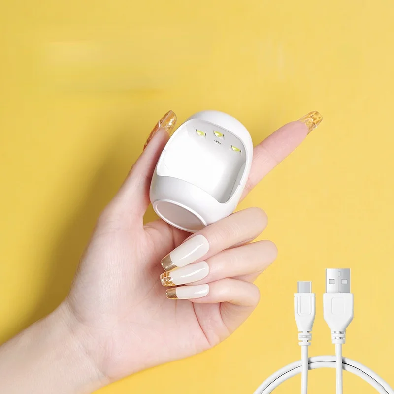 

New Style Manicure Lamp Mini Led Phototherapy Lamp Small Qq Egg Nail Lamp Portable Not Black Hand Quick-drying Lamp