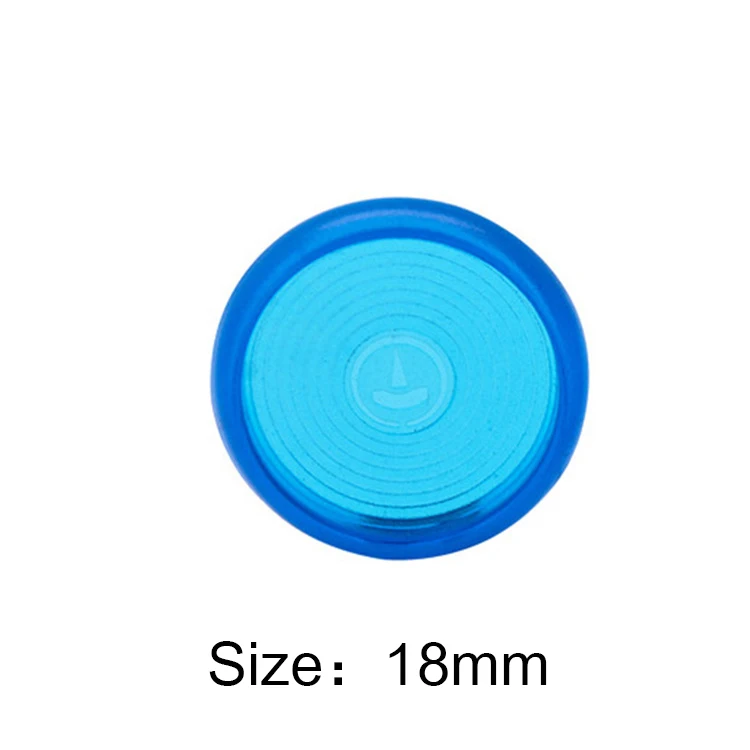 18mm Blue 10 шт. 18/24/28 мм Цветной закругленная обвязка диск DIY записная книжка свободное раздвижное кольцо дуги книга Пряжка обруч кольцо для переплета канцелярские принадлежности - Цвет: 18mm Blue