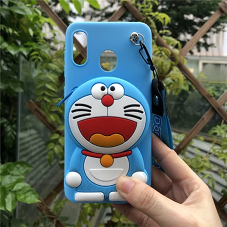 DLAM Чехол для 7 plus с 3D милым мультяшным животным, кошелек с ремешком, чехол для телефона для iphone X, XR, XS, 5S, SE, 11 pro, MAX, 8, 6 plus, чехол с вышитым медведем - Цвет: DLAM