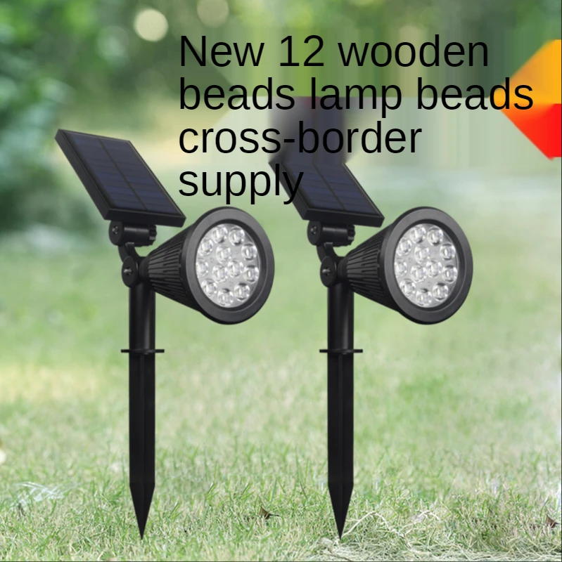 구매 태양 플러그 빛 야외 휴대용 LED 태양 잔디 빛 정원 스포트 라이트 12LED RGB 지상 플러그 빛