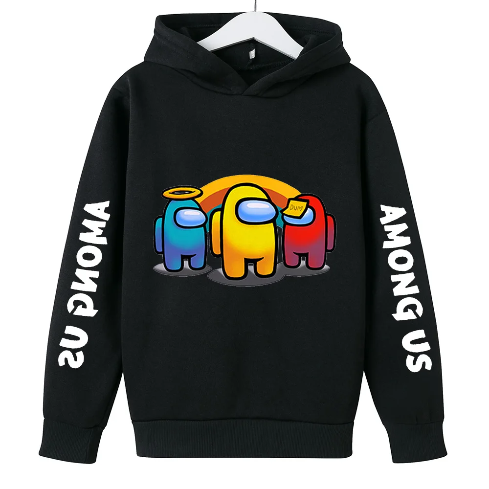 

Kids clothes girls Hoodies for Boys Girls Cartoon Game Children's Long Sleeve Sweatshirt Cool Street among us sweatshirt