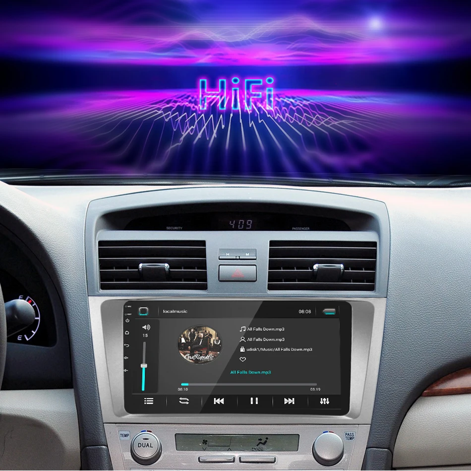 " 2 Din 2G+ 32G ips Android 8,1 автомобильный Радио Мультимедиа Видео плеер для Toyota Camry 7 XV 40 50 2006-2011 gps навигация+ рамка