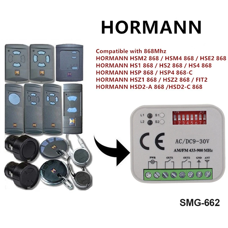 Пульт дистанционного управления гаражными воротами HORMANN Marantec Liftmaster