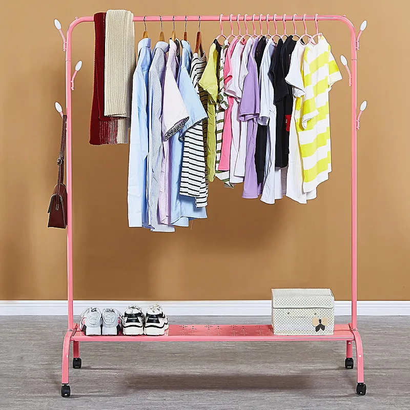 Вешалка для пальто на пол воздухе Однополюсный Простая спальня|Вешалки одежды| |