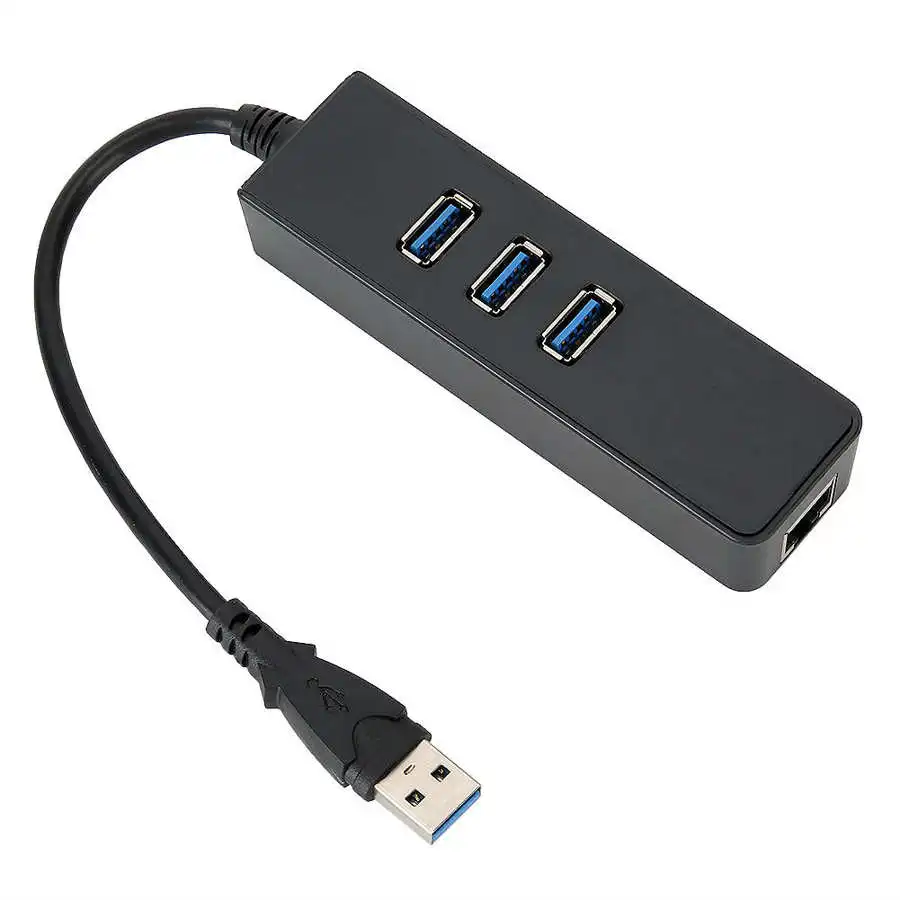 Конвертор цифровой Ethernet адаптер концентратор 3 USB 0 гигабит Lan RJ45 порт 1000 Мбит/с для