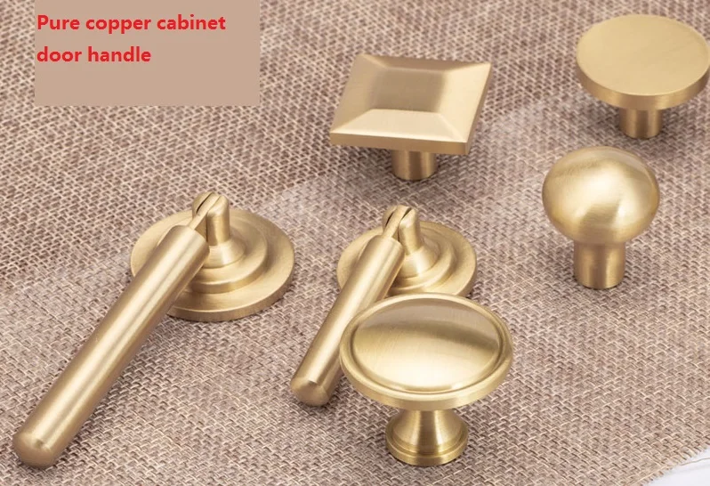 1 шт. американский стиль медная ручка шкафа и ручки Европейский современный