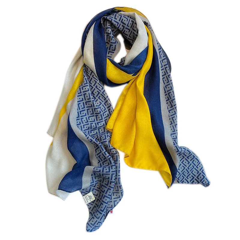 

women scarf 2021 new design p print spring lady brand ashmina plaid fashion cotton neckerchiefwarm winter hijab scarves
