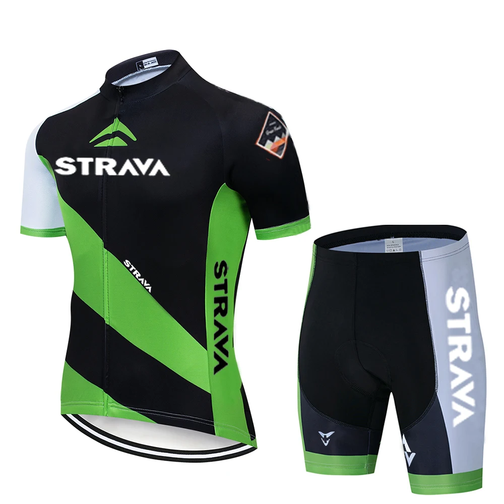 Новая зеленая велокомандная Джерси Astava комплект велосипедных шорт 9D