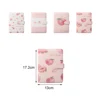 2022 Peach Notepad Simple A5 Hand Account Pu Magnetic Book Student Notebook Diary Agendas Office Stationery School Supplies 6