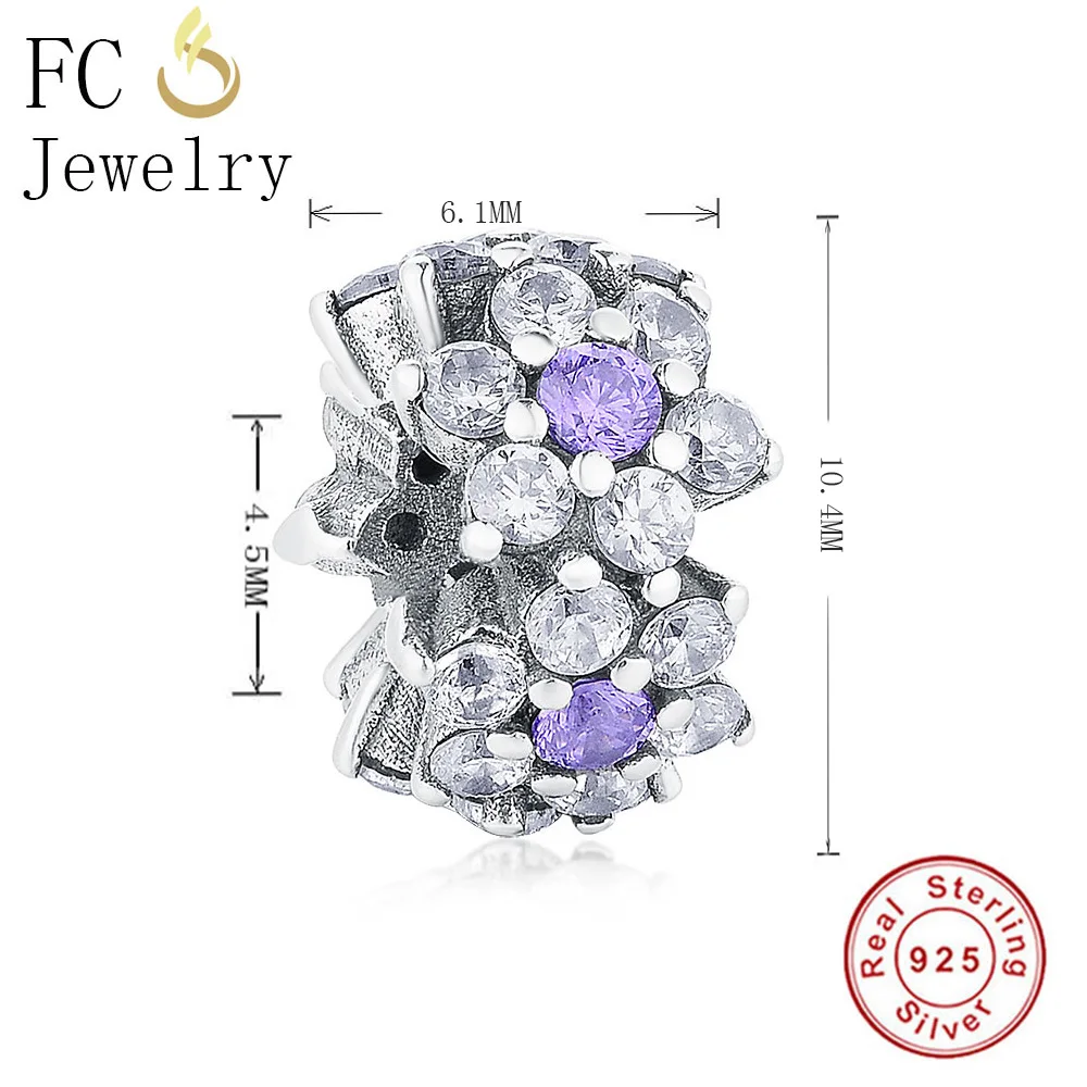 FC Jewelry подходит для оригинального бренда очаровательный браслет серебро 925 пробы