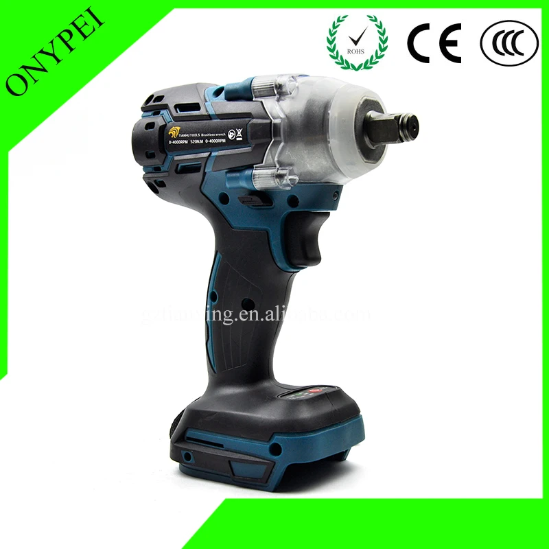 Электрический Аккумуляторный бесщеточный ударный гайковерт подходит для