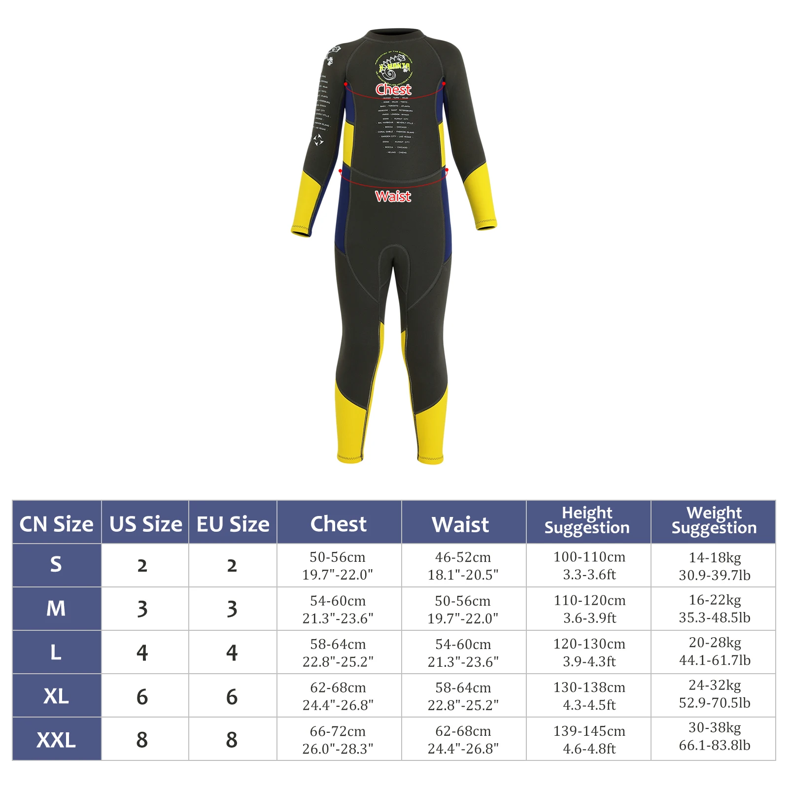 

Neoprene Swimming Suit for Women Long Sleeve Diving Swimsuit with Safety Zipper Quick Dry One Piece Surf Suit Water Sports