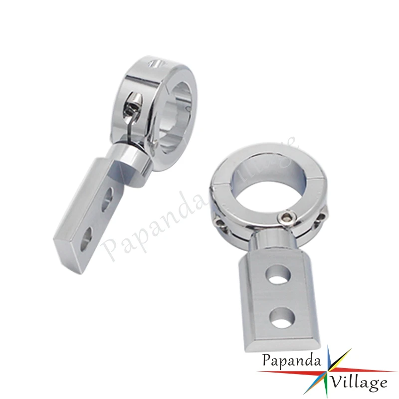 32mm 25mm 22mm Dual Hole Adjustable Fog Light Spotlight Mount Bracket Kit Headlight Adapter Clamp Holder 1-1/4&quot Crash Bar Tube - купить