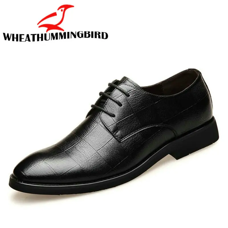

Men Office Shoes Black Brown Oxford Shoes Men Business Formal Shoes Men Leather Dress Shoes C21-46