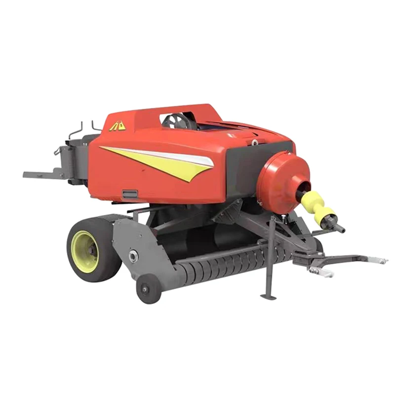 

Cross line straw forage grass pickup square baler machine
