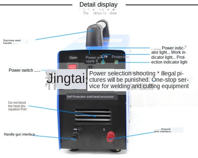 Полный Медный высокой мощности Нержавеющая сталь шарик процессор уборщик