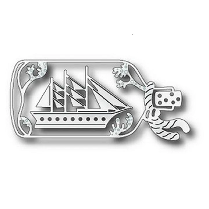 

Sailboat is suitable for carbon steel metal cutting die DIY decorative scrapbook photo album Festival card making 2020 NEW