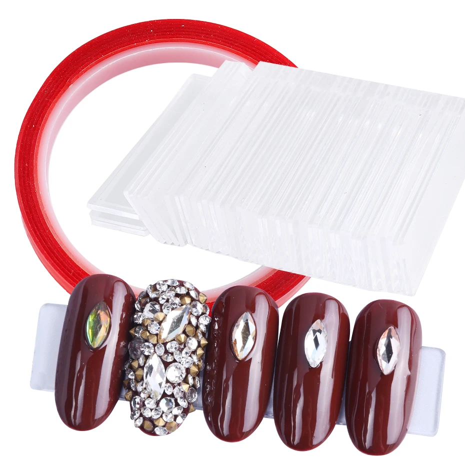 1Набор для дизайна ногтей, стойка для демонстрации ложных наконечников, прозрачный держатель для практики, полосы для геля и акрила, инструменты для показа, PPDP150.