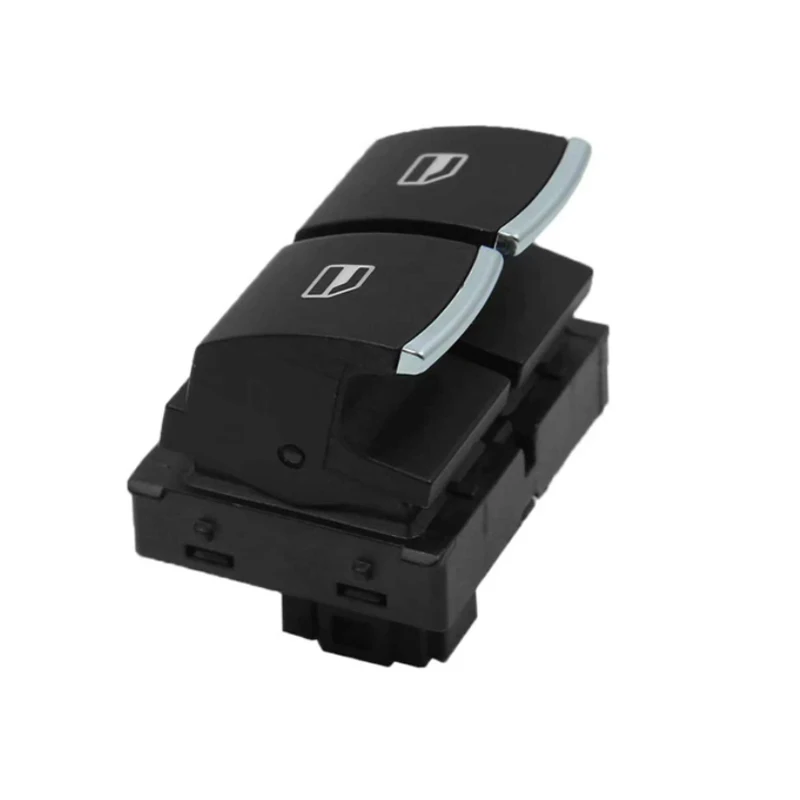 

Chrome Mater Single Window Control Switch For VW Golf 5 6 Touran Passat B6 B7 CC Caddy Tiguan Polo Touran 5K3959857 & 5ND959855