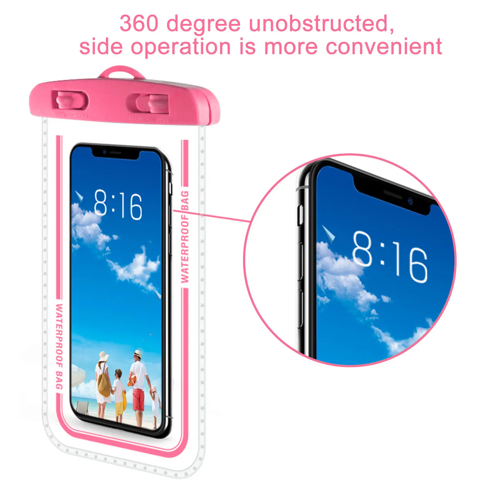 Waterproof Universal Phone Case For Samsung Xiaomi Swimming Dry Bag Underwater Case Water Proof Bag Mobile Phone Pouch Cover  - buy with discount