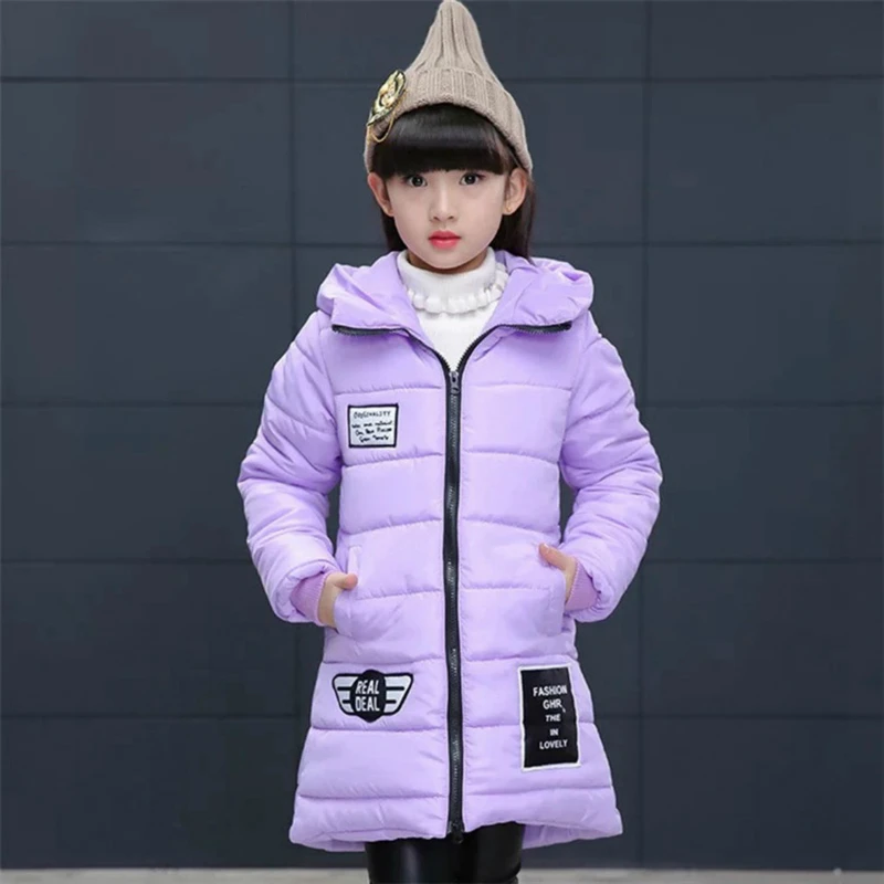Зимняя куртка для девочек 2020 детская одежда верхняя с хлопковой подкладкой