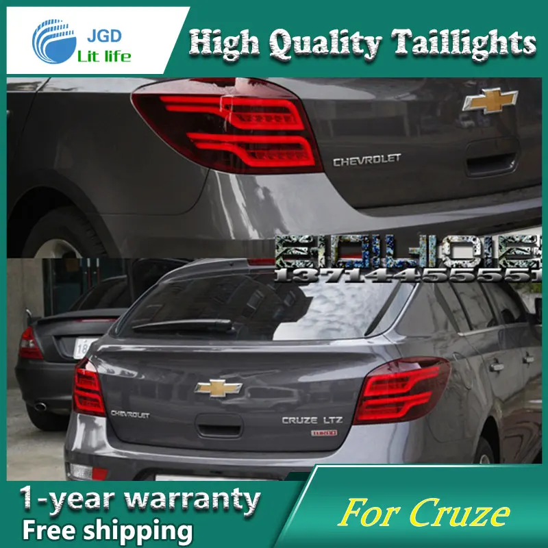 Автомобильный Стайлинг задний фонарь для Chevrolet Cruze задние фары Lights светодиодный