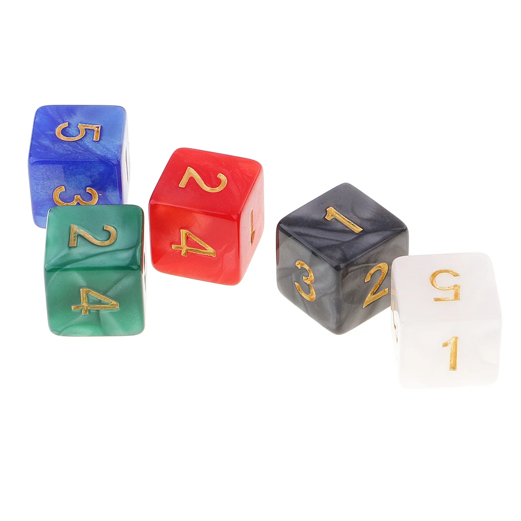 50 шт Мини D6 игральные кости 16 мм Шестигранная Die & Dice сумка для RPG DND подземелья и