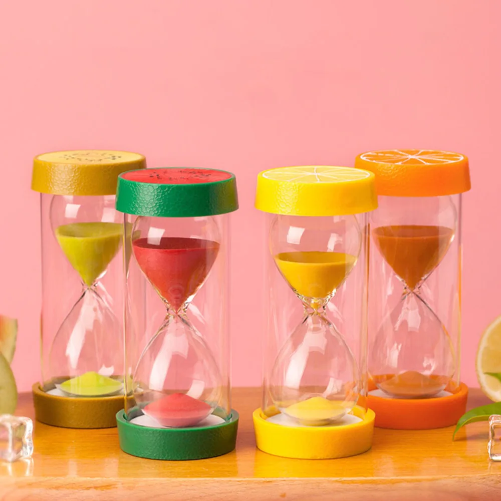 

1pc 10 Minutes Durable Hourglass Creative Hourglass Timer Home Decor (Green)