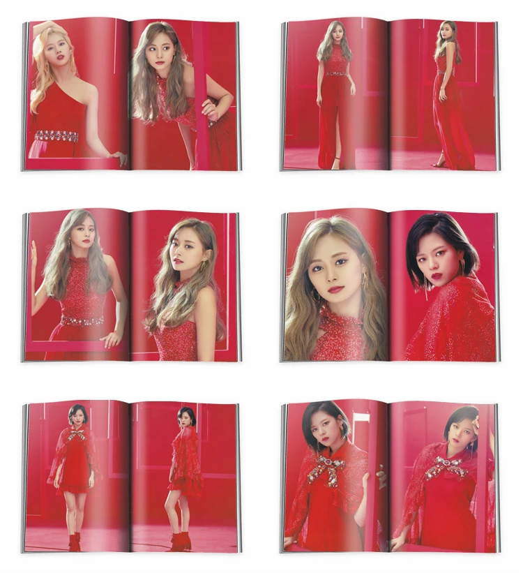 Kpop дважды мини фото книга TWICELIGHTS концертный HD фотография Jihyo Mina плакат картина