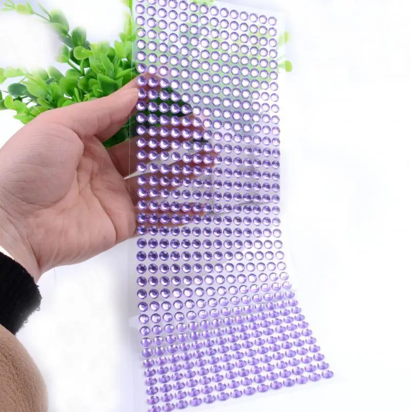 Наклейки Детские 800 шт./компл. 4 мм из самоклеящиеся стразы акрила | Дом и сад