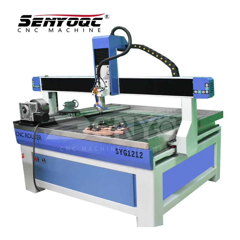 Компьютеризированная машина для резьбы по дереву 4x4 фрезерный станок с ЧПУ 1212 3d