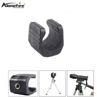 alonefire e02 u shaped flashlight clip mount clamp for tripod monopod fishing light lamp holder grip stand
