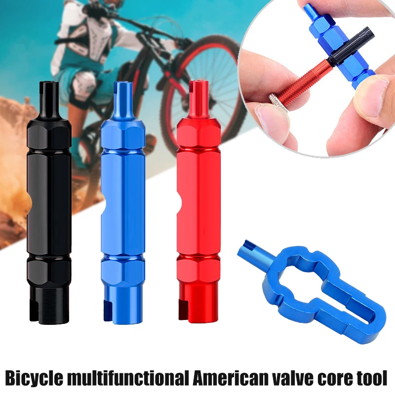 

Bicycle Valves Core Wrench Portable Aluminum Alloy Disassembly Wrench Removing Inner Tube Tires Bicycle Repair Tools Ciclismo
