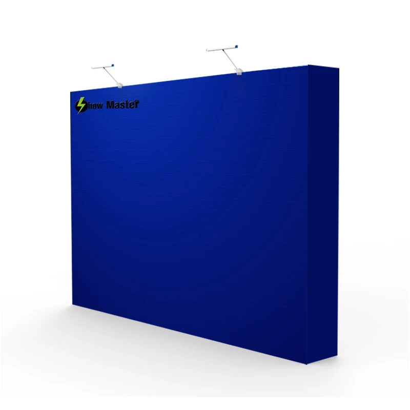 Многоразовый портативный всплывающий Натяжной тканевый выставочный Дисплей