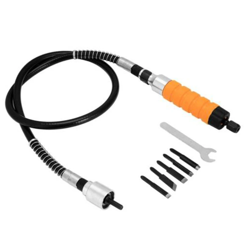 

Woodworking Chisel Carving Cutter Wrench Flexible Shaft Tool For Electric Drill