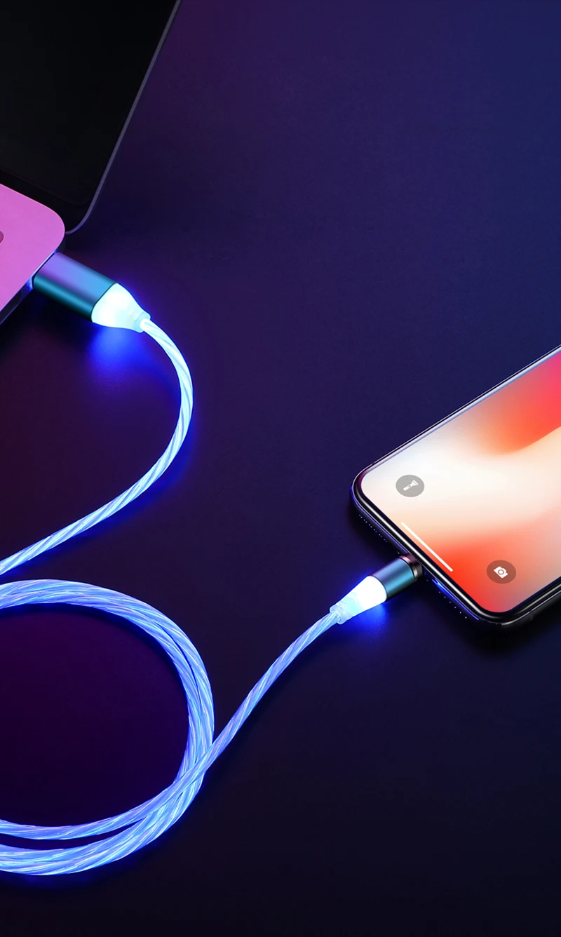 Высококачественный Магнитный кабель Micro usb type C для iPhone Lighting Cable 1 м провод для быстрого заряда type-C Магнитный зарядный кабель для телефона