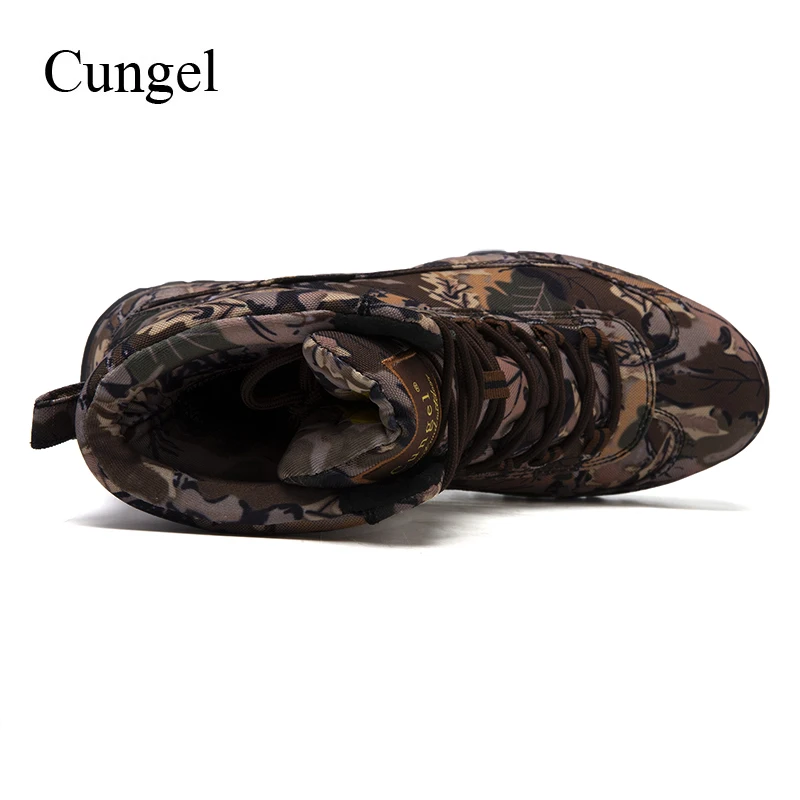 Cungel уличные ботинки для пешего туризма мужские камуфляжные охотничьи сапоги