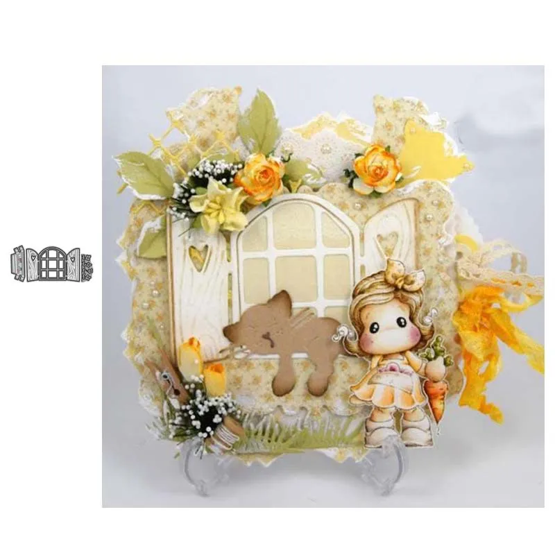 

Small Window Metal Cutting Dies for Scrapbooking Handmade Tools Mold Cut Stencil New DIY Card Make Mould Model Craft Decoration