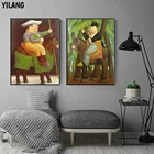 Мигель Ботеро (Мигель Ботеро) президент и первая леди масляная живопись холст печать плакаты и фотографии абстрактное смешное искусство картина