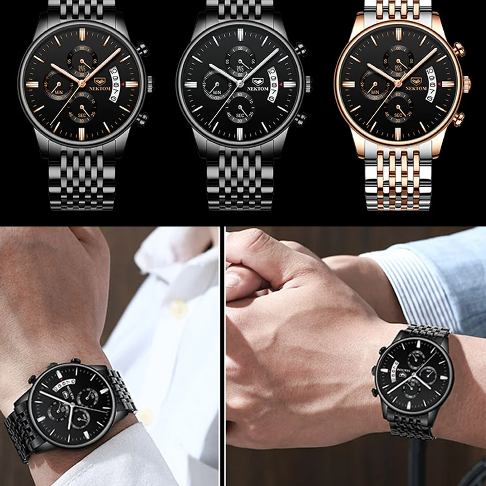 Роскошные часы от топ бренда 2020 повседневные деловые спортивные