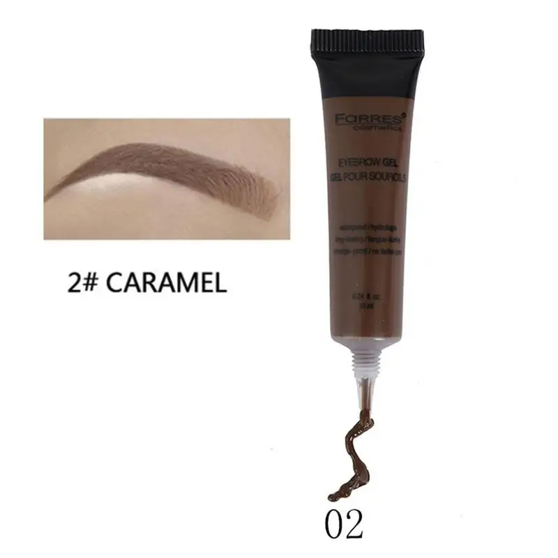 Натуральный 6 цветов жидкий крем для окрашивания бровей Набор водостойкий