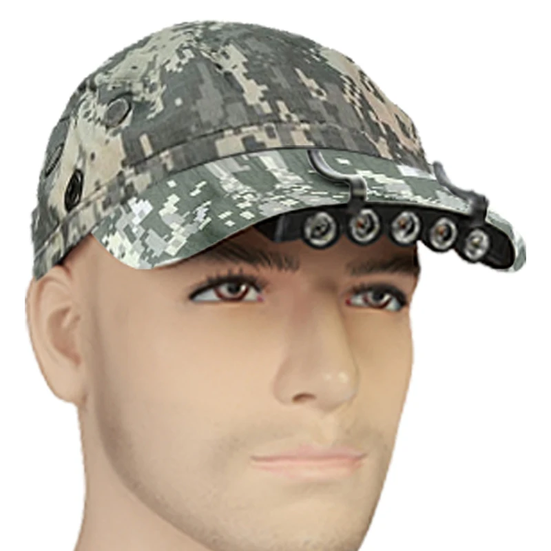 Налобный мини фонарь 5 светодиодов суперъяркий|Налобные LED-фонари| |